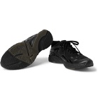 Acne Studios - Faux Suede and Rubber-Trimmed Ripstop Sneakers - Black