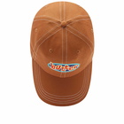 Butter Goods Men's Scattered Logo 6 Panel Cap in Oak Brown