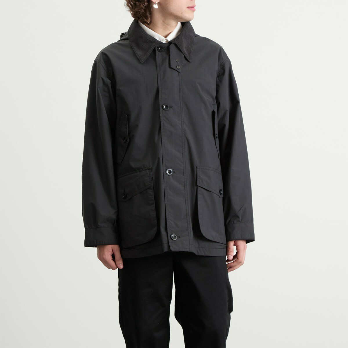 Nanamica Men's 2L Pertex Unlimited Field Jacket in Black