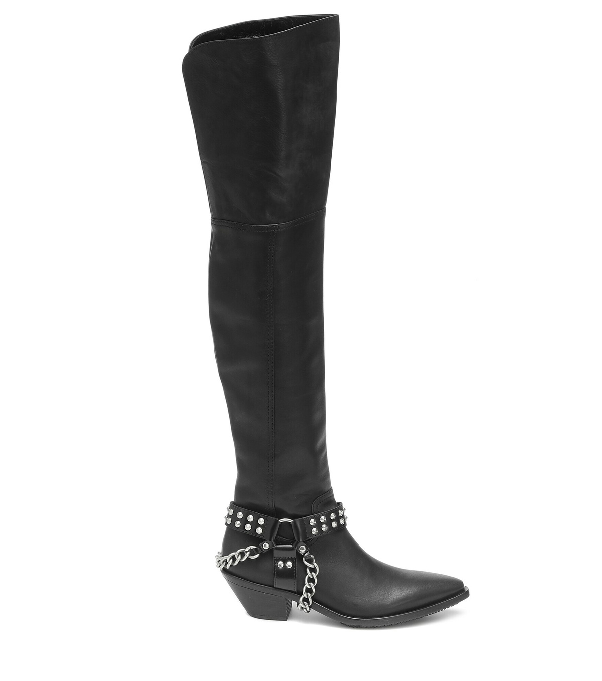 Junya Watanabe - Leather over-the-knee boots