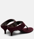 Magda Butrym Suede thong sandals