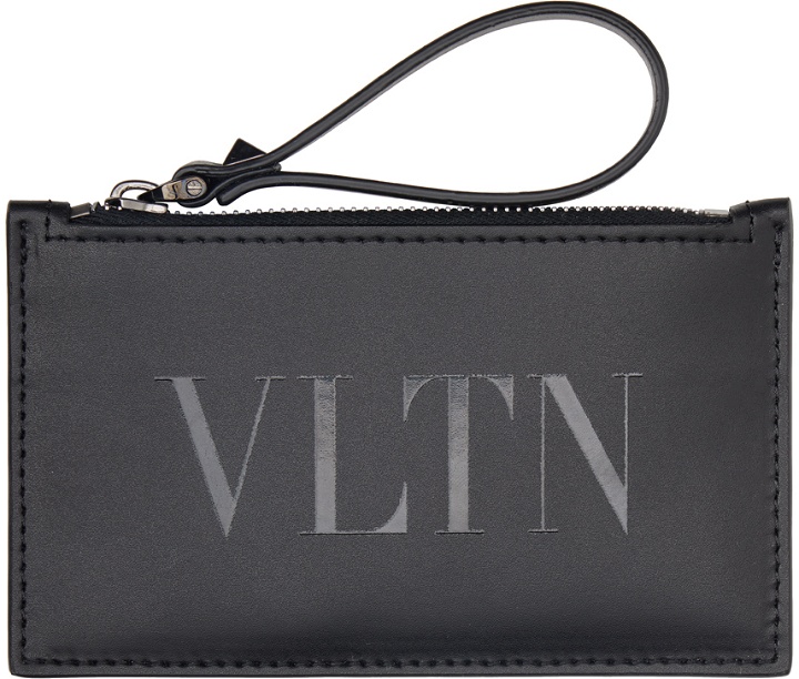 Photo: Valentino Garavani Black VLTN Card Holder