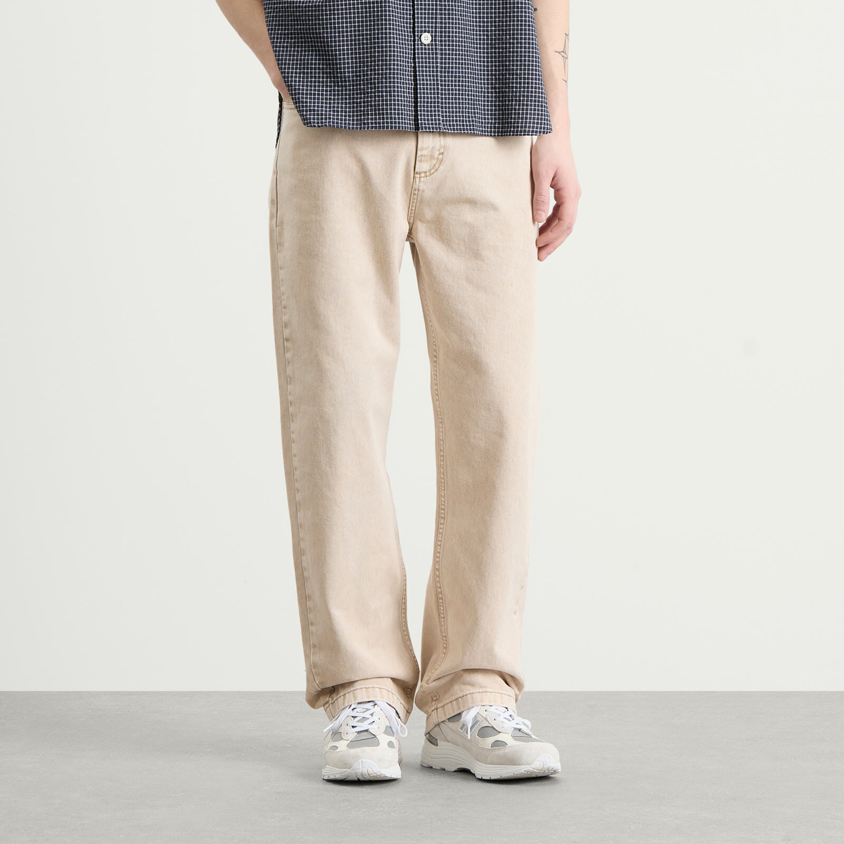 Polar Skate Co. Men's 91 Loose Straight Jeans in Sand