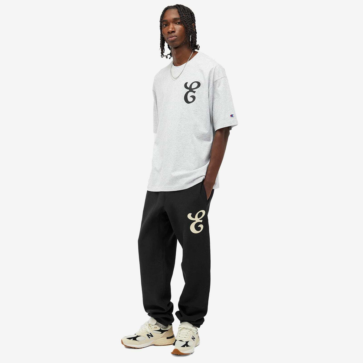 Champion Men's for E by END. Sweat Pants in Black