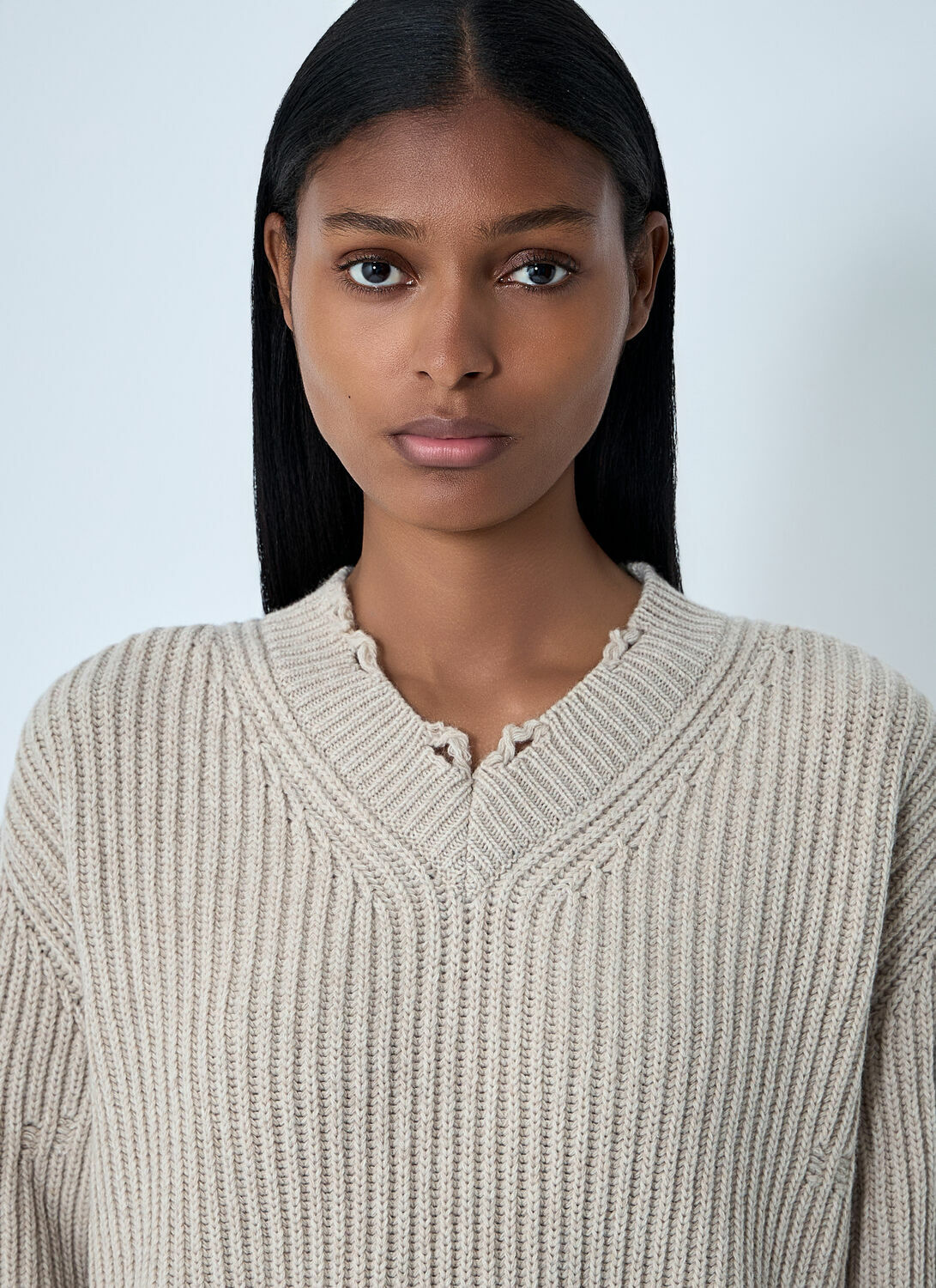 MM6 Maison Margiela Distressed Sweater