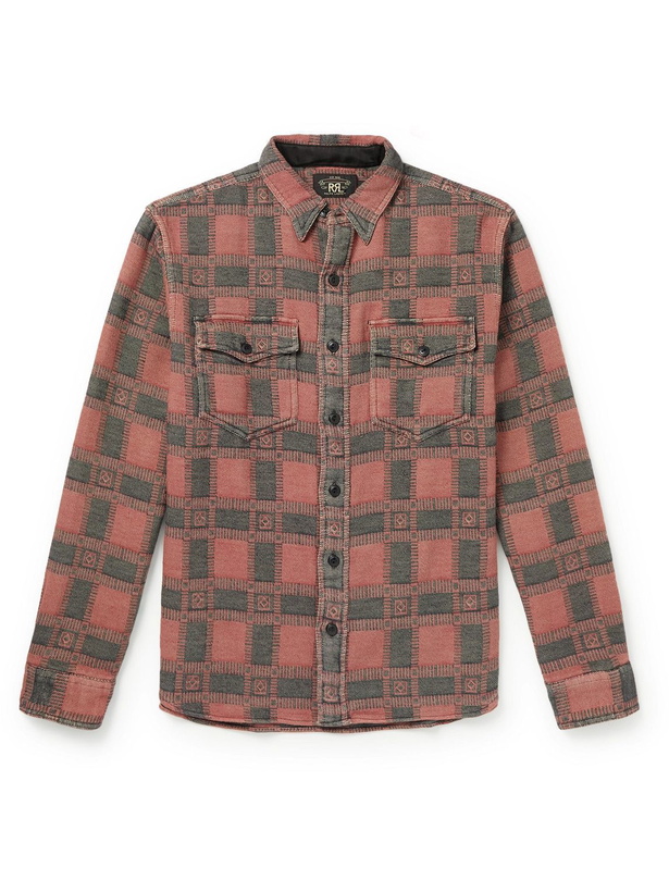 Photo: RRL - Cotton-Jacquard Shirt - Red