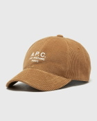 A.P.C. CHARLIE RUE MADAME CAP Brown Men