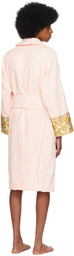 Versace Underwear Pink & Gold 'I Heart Baroque' Robe