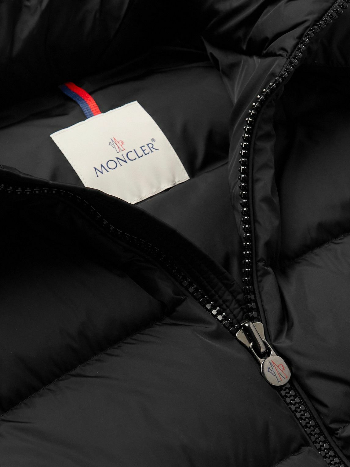 Moncler - Mayaf Faux Fur-Trimmed Quilted Shell Down Jacket - Black