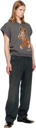 Magliano Gray Teddy Bear Vest