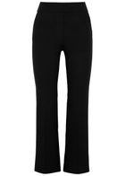 Spanx The Perfect Pant Kick-flare Stretch-jersey Trousers Black