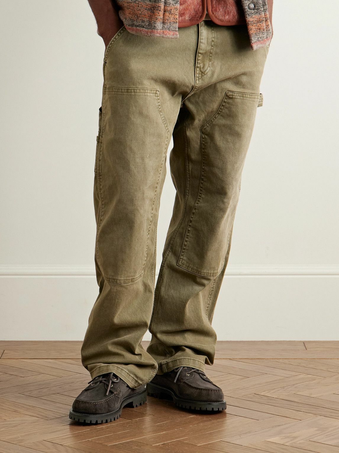 Yuketen - Hex Eye Suede Boat Shoes - Brown