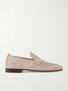 Officine Creative - Oliver 010 Suede Penny Loafers - Brown