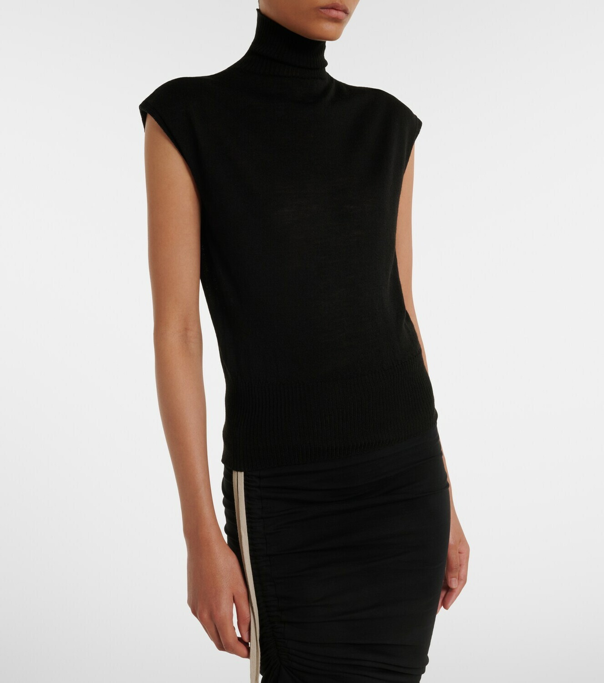 Rick Owens Virgin wool turtleneck top