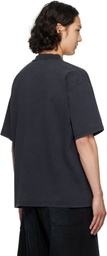Balenciaga Black 'I Love Paris & Balenciaga' Medium Fit T-shirt