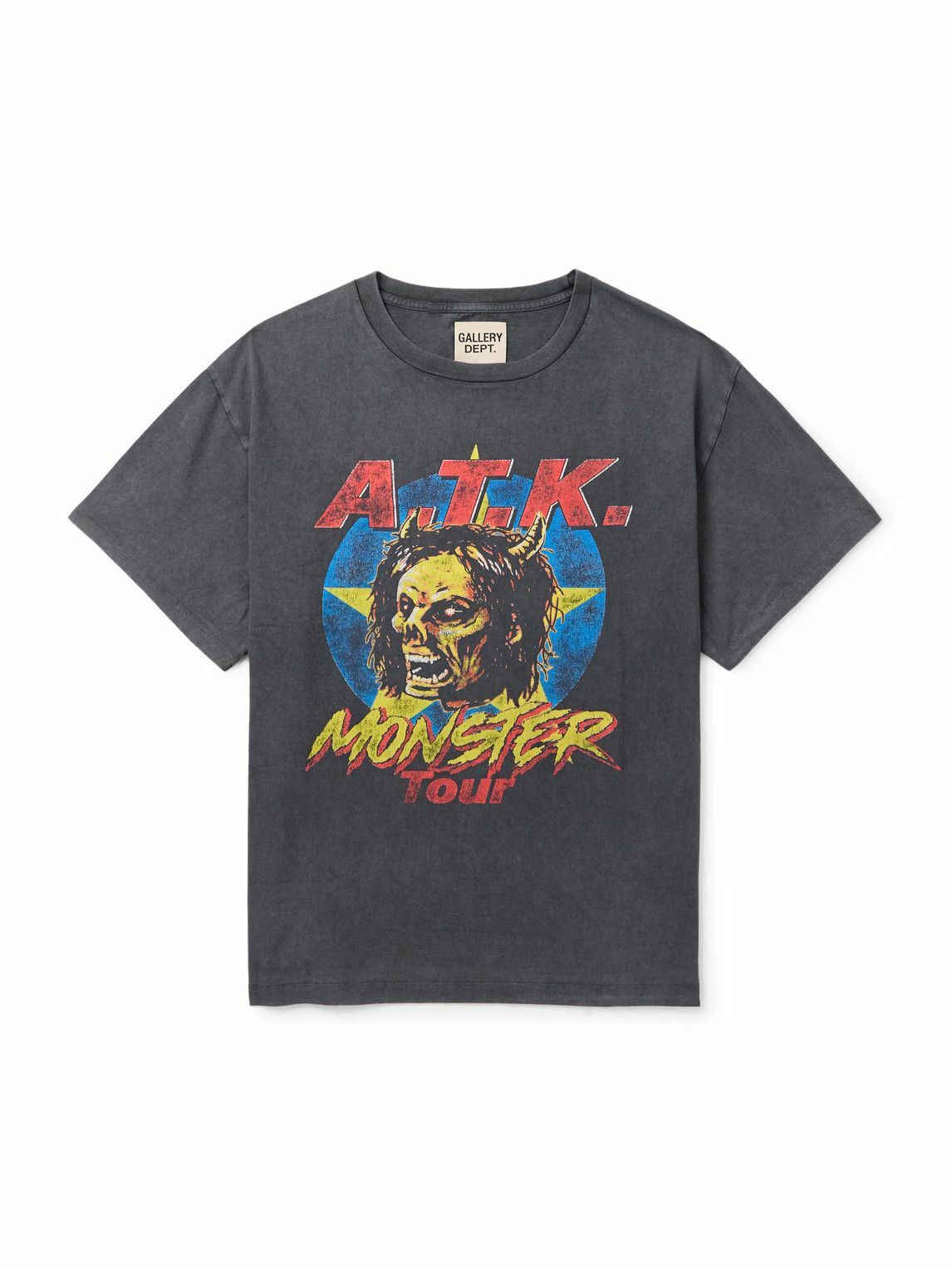【GALLERY DEPT.】ダメージ加工 ロゴプリントフーディー Gallery Dept. - Grailed Distressed Glittered Printed Cotton