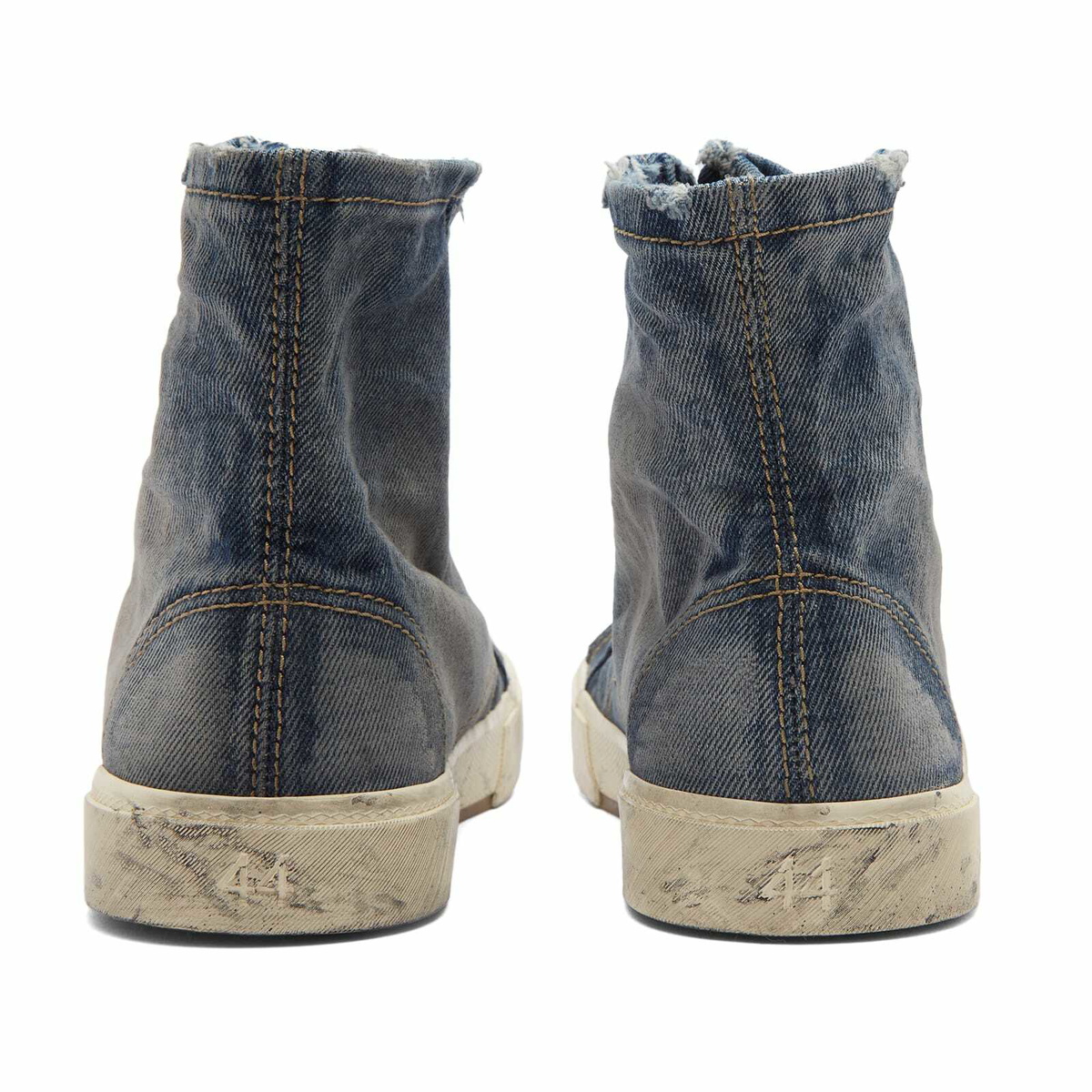 Balenciaga Men's Paris High Top Sneakers in Mid 90'S Blue