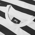 Stussy Long Sleeve Printed Stripe Tee