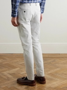 Sid Mashburn - Field Straight-Leg Garment-Dyed Cotton-Twill Trousers - Neutrals