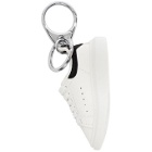 Alexander McQueen White and Black Oversized Sneaker Keychain