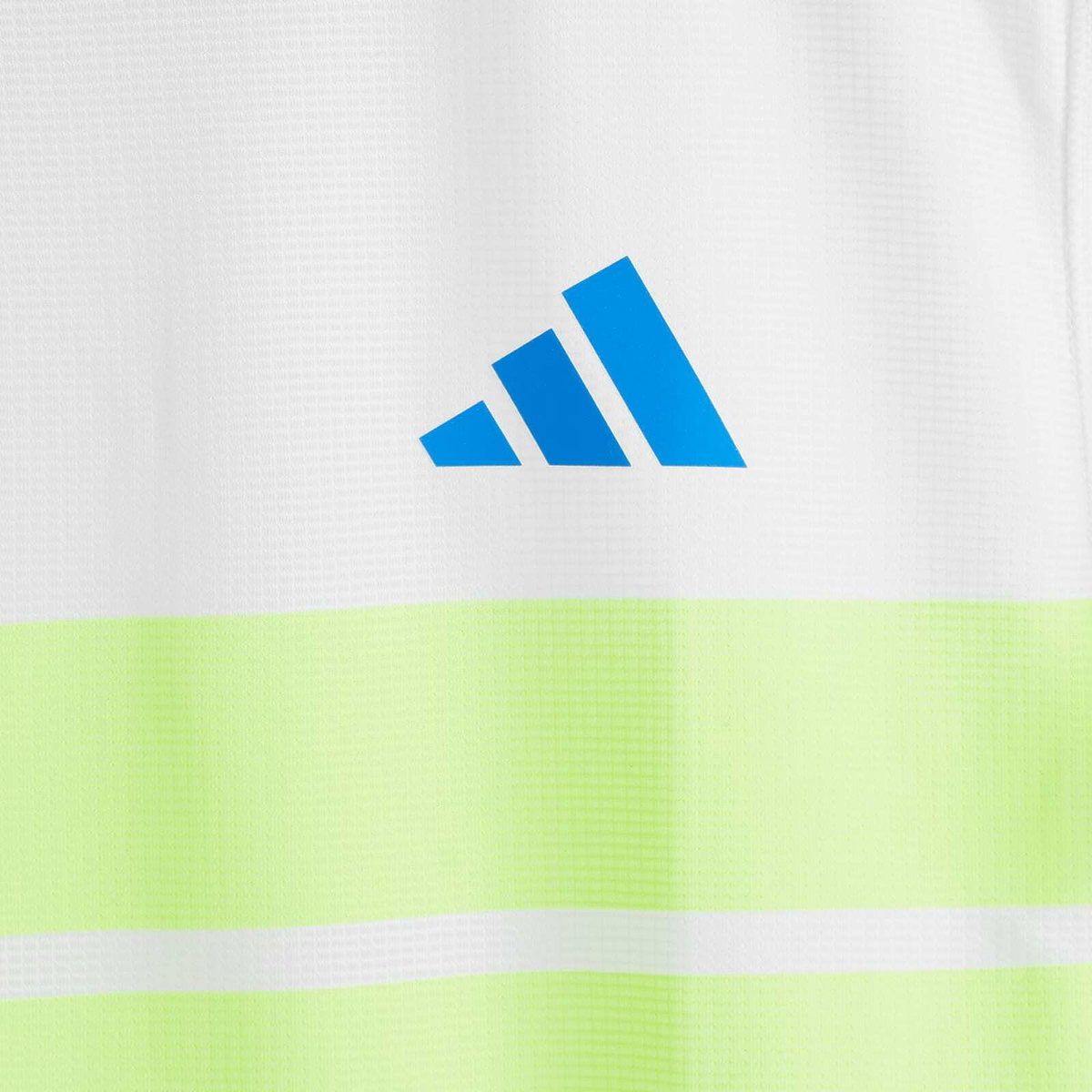 Adidas Running adidas Adizero Run T-Shirt in White/Lucid Lemon