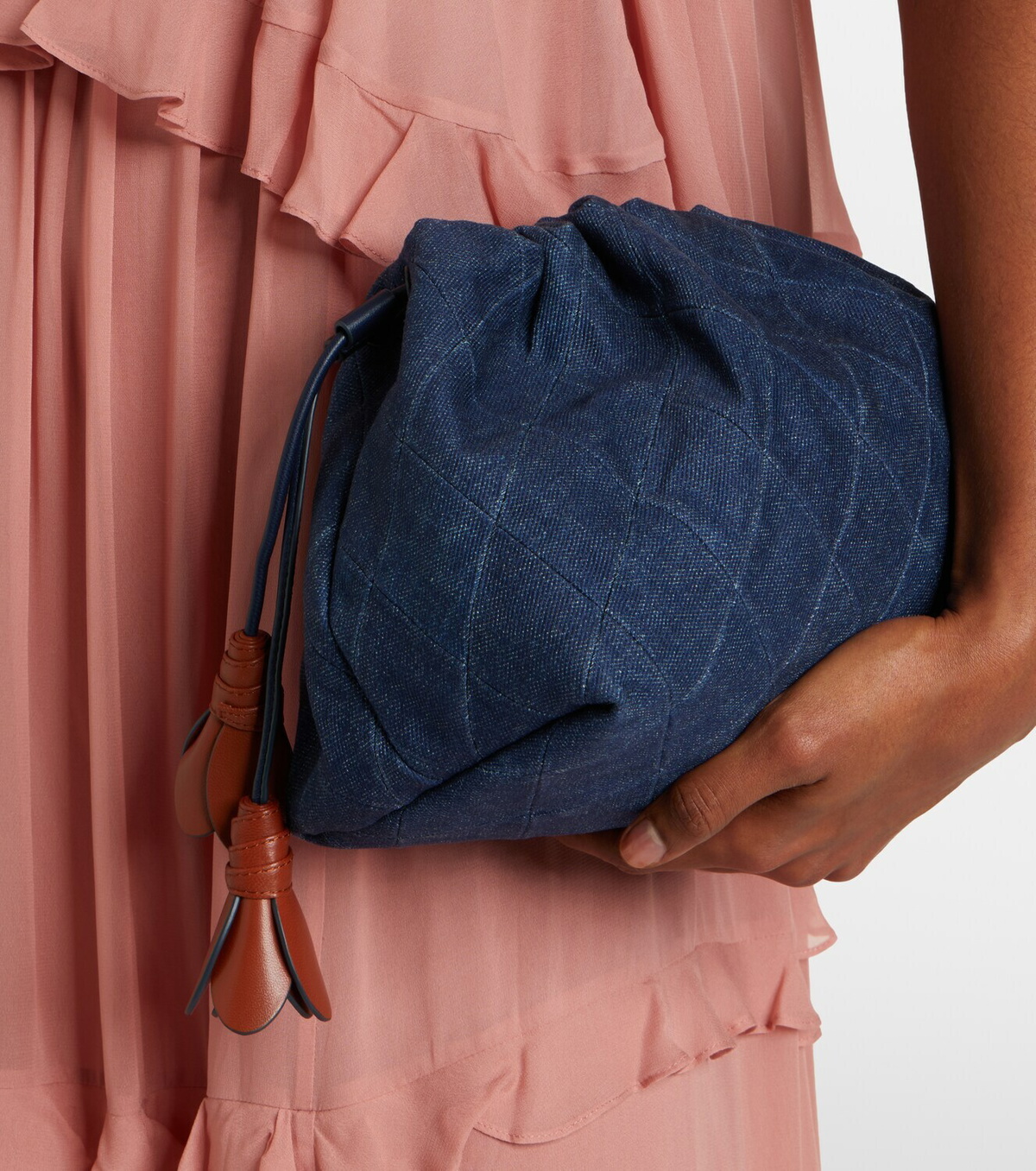 Zimmermann Cloud 91 Small denim clutch