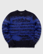 Misbhv Brushed Mohair Knit Black/Blue - Mens - Pullovers