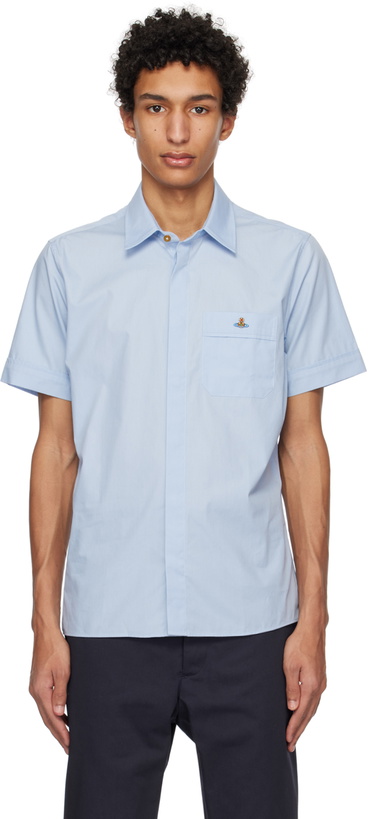 Photo: Vivienne Westwood Blue Embroidered Shirt