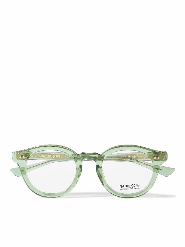 Photo: Native Sons - Richter Round-Frame Acetate Optical Glasses