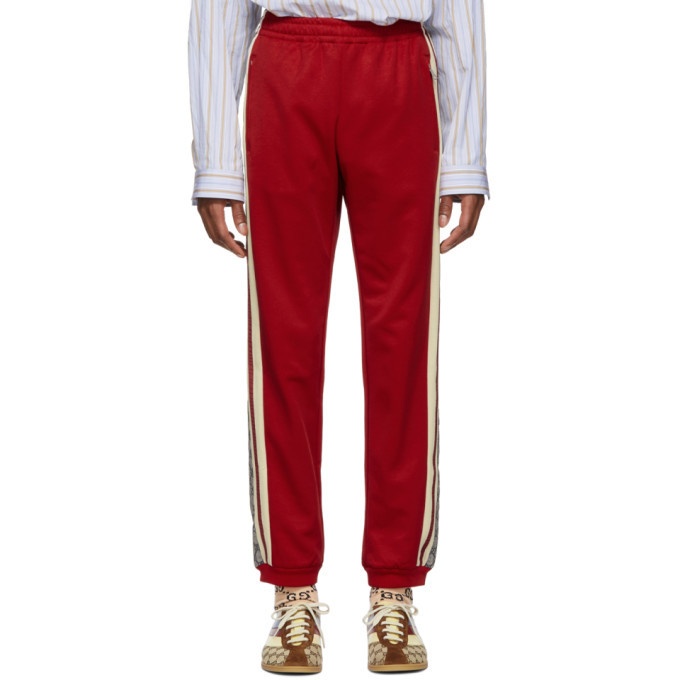 Photo: Gucci Red Oversized GG Lounge Pants
