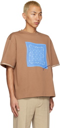 Jacquemus Brown 'Le T-Shirt Toalha' T-Shirt