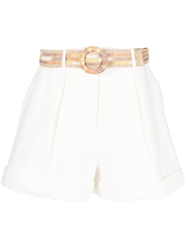 Photo: ZIMMERMANN - Cuffed Cotton Shorts