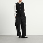 Homme Plissé Issey Miyake Men's Homme Plisse Issey Miyake Kersey Pleats Vest in Black