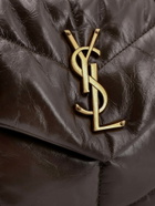 Saint Laurent Puffer Green Womens Shoulder Bag
