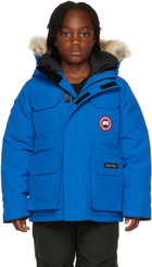 Canada Goose Kids Kids Blue PBI Expedition Down Jacket