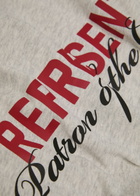 Represent Patron of The Club Printed Cotton T-shirt Cream