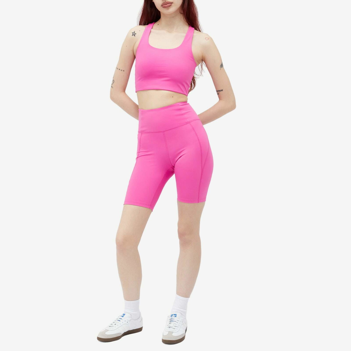 Girlfriend Collective Women's Compressive High-Rise Bike Shorts in Ultraviolet