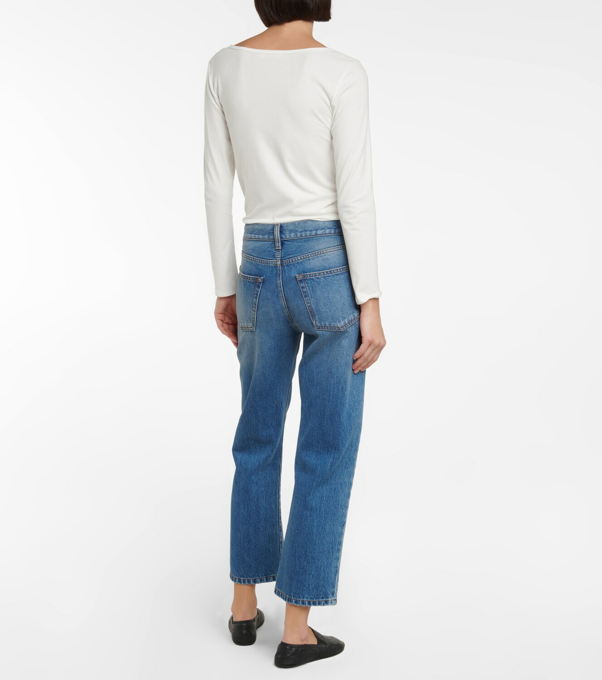 The Row Lesley high-rise straight jeans The Row