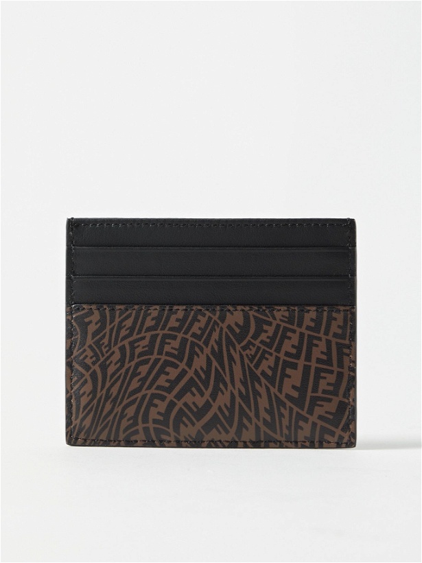 Photo: Fendi - Logo-Print Leather Cardholder