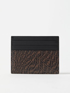 Fendi - Logo-Print Leather Cardholder