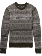 Rag & Bone - Reversible Wool-Jacquard Sweater - Gray