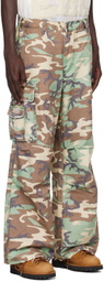 ERL Green Camo Cargo Pants
