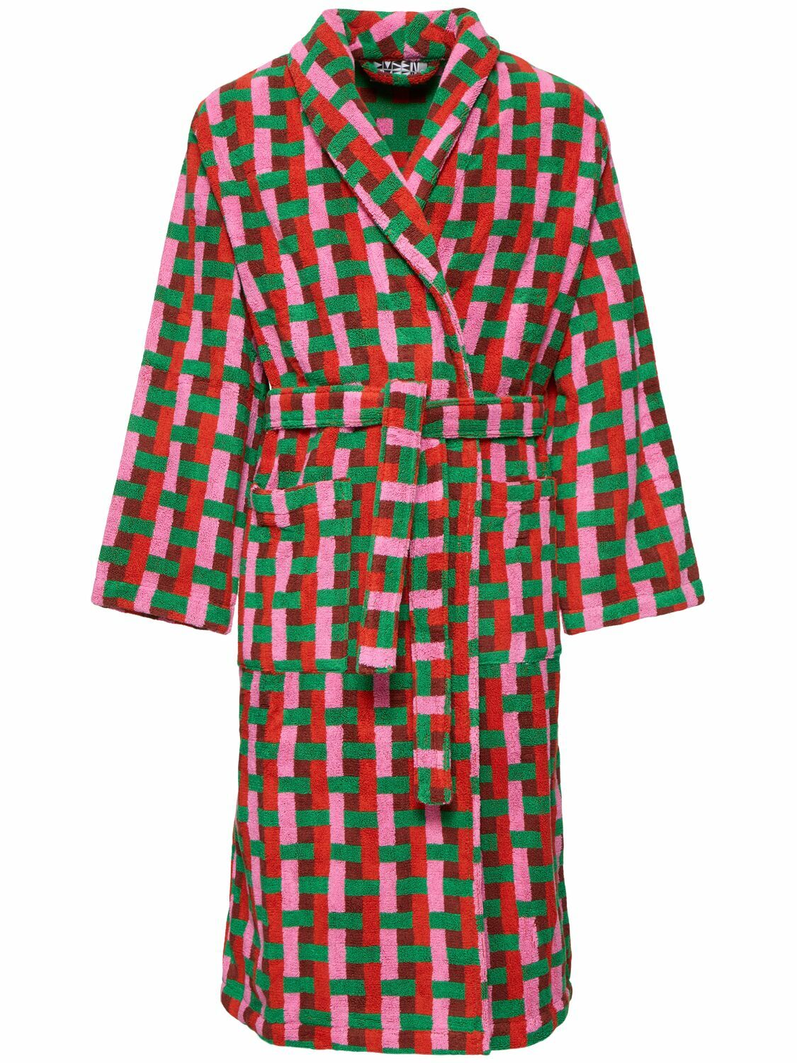 DUSEN DUSEN Red Weave Bathrobe