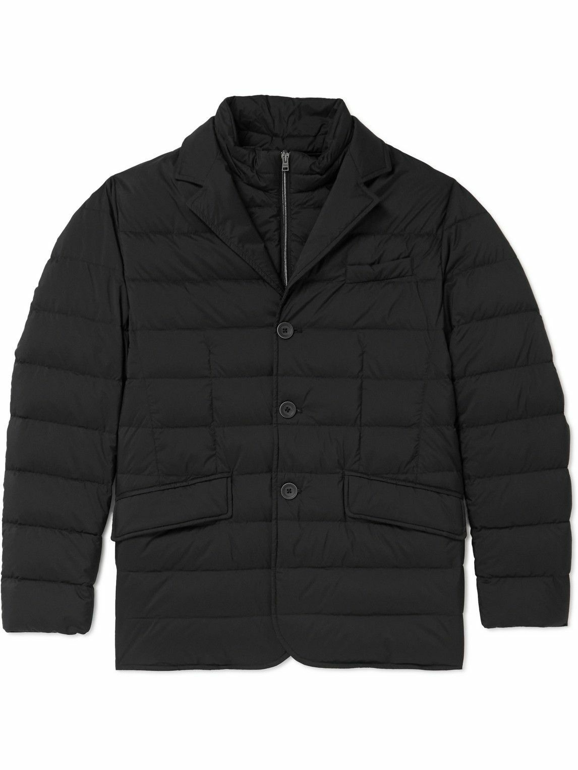 Herno - Legend Quilted Shell Down Jacket - Black Herno
