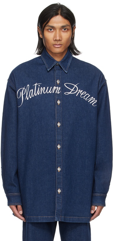 Photo: Stella McCartney Indigo 'Platinum Dream' Denim Shirt