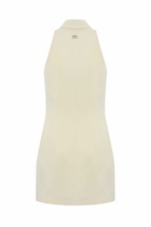TwinSet Fluid Crepe Tunic With Buttons