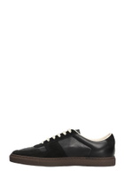 Common Projects Bball Slim Sneakers In Black Suede And Leather
