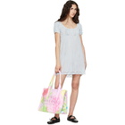 Marc Jacobs Pink 'The Blurred Floral Large Puffy Nylon' Tote