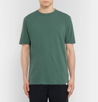 Norse Projects - James Cotton and Linen-Blend T-Shirt - Men - Green