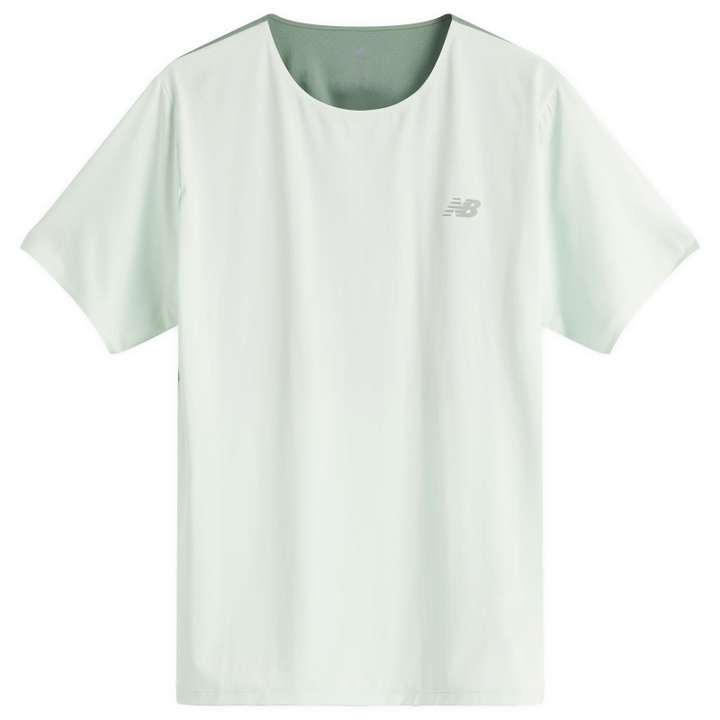 Photo: New Balance Race Day T-Shirt in Green
